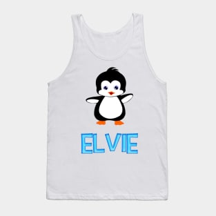 Elvie Penguin Sticker Funny Tank Top